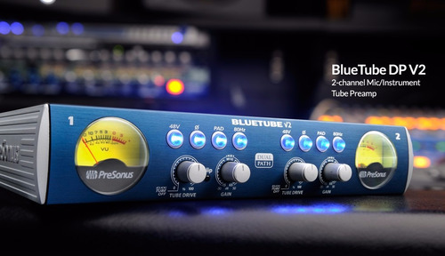 Preamplificador Presonus Valvular 2 Canales Blue Tube Dp V2