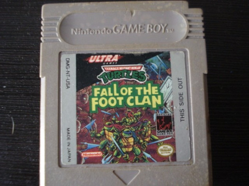 Turtles Fall Of The Foot Clan Nintendo Game Boy