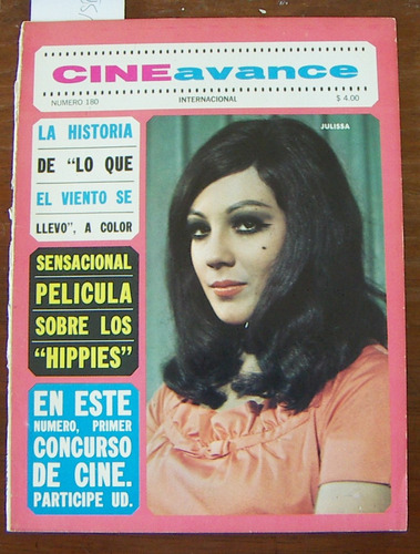 Revista Cine Avance, Julissa, Julio Aleman,carroll Baker