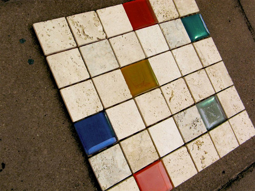 Imagen 4 de 8 de Malla, Panel Ptv Travertino Venecita Vidrio - Forma Y Diseño