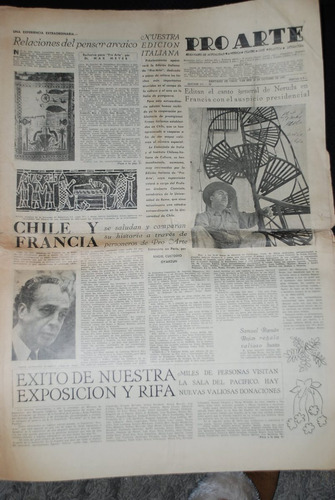 Pro Arte Revista Literaria Canto General Neruda Francia 1950