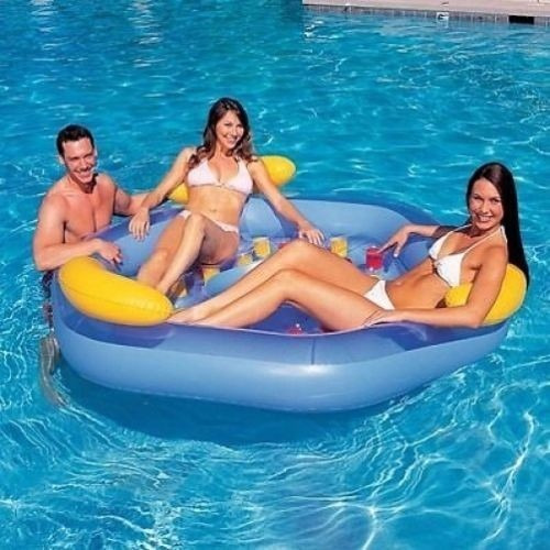 Colchoneta Inflable 3 Personas Pileta Agua Playa Oferta!!--1