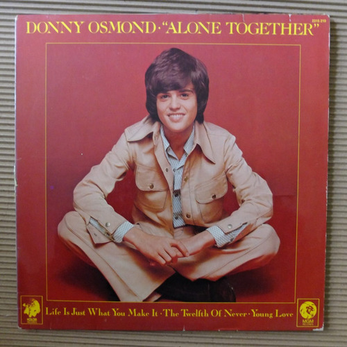 Vinilo Donny Osmond: Alone Together