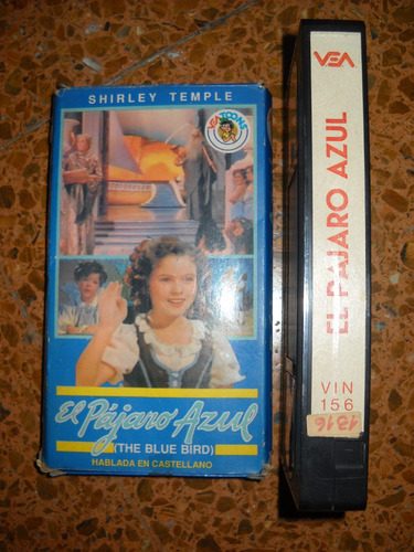 El Pajaro Azul Vhs The Blue Bird Shirley Temple E Castellano