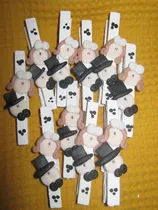 Comprar 20 Broche Decorado Casamiento Porcelana Fría Con Imán