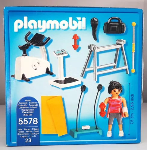 PLAYMOBIL City Life Fitness Room Play Set 5578 for sale online