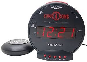 Sonic Alerta Sbb500ss De Sonic Bomba Loud Dual Reloj Despert