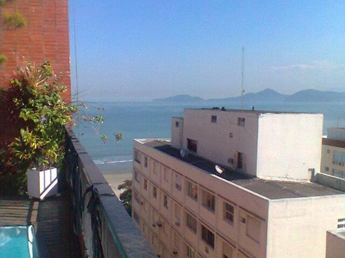 Imagem 7 de 12 de Linda Cobertura De Frente Ao Mar - 260 Metros - 3 Garagens - Praia Do Embaré - Co0014