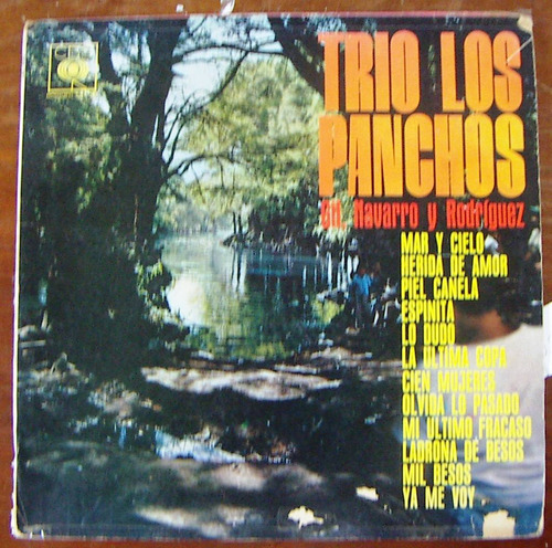 Bolero, Trio Los Panchos, Gil Navarro Y Rodriguez, Lp12´,