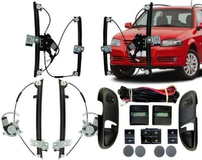 Kit Vidro Elétrico Gol G3 4 Portas Completo