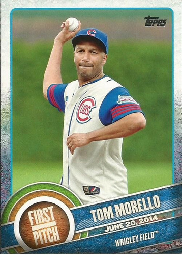 Barajita Tom Morello First Pich Topps 2015 #fp-11 Cubs