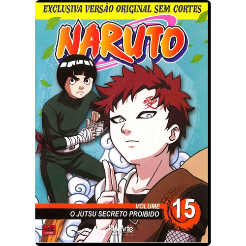 Dvd Naruto Volume 15 - O Jutsu Secreto Proibido