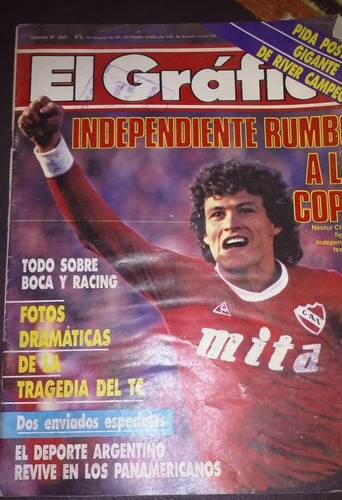 Independiente Accidente Tc/ El Grafico 3541 Agosto 1987