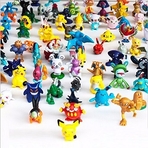 Lote Kit De 24 Bonecos Miniatura Pokémon P/ Colecionadores