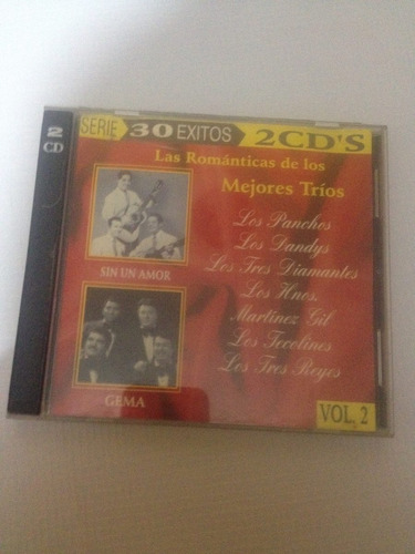 Romanticas Mejores Trios Album Doble Disco Compactos
