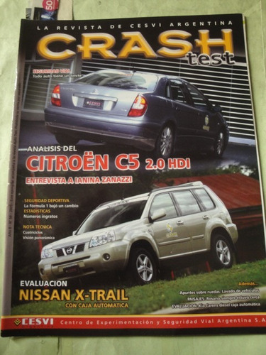 Revista Crash 59 Citroen C5 - Nissan X-trail - Kia Carens