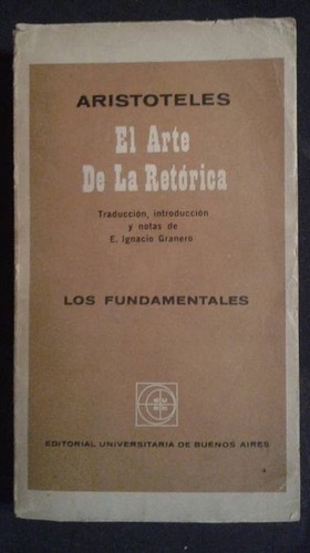 El Arte De La Retorica Aristoteles