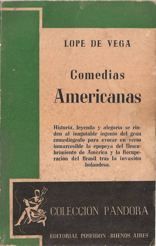Comedias Americanas - Lope De Vega - Poseidon