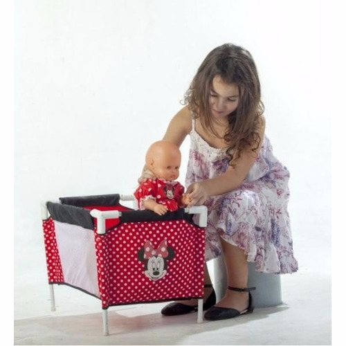 Cunita Plegable Para Bebotes Con Bolso Para Llevar Minnie Mo