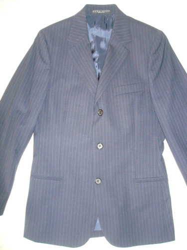 Hugo Boss Saco Einstein Nuevo Original Azul Rayas, No Gucci
