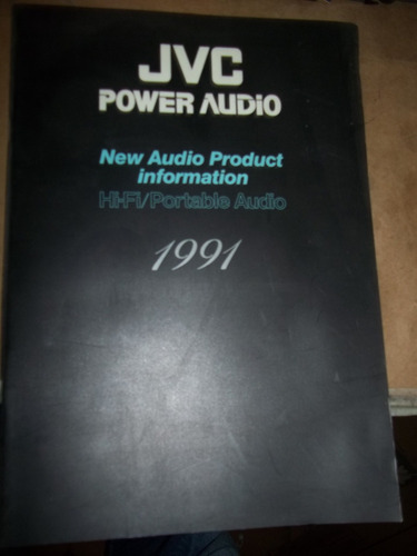 Jvc Power Audio Hifi Portable Catalog 1991