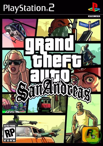 Grand Theft Auto: San Andreas PS2 Front cover