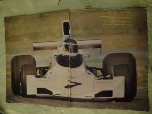 Lamina El Lole Reutemann Brabham Bt 44 Hoja Sola