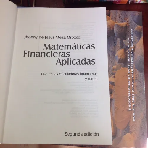 Matemáticas Financieras Aplicadas 2ª Ed. Editorial Ecoe. (Usado)