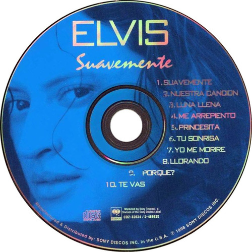 Elvis Crespo: Suavemente. Cd Seminuevo 1ra Ed 1998. Made Usa