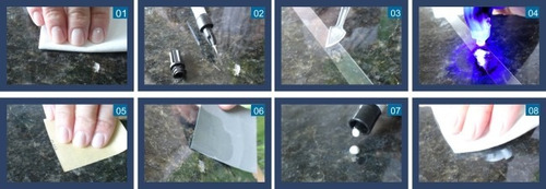 Imagen 4 de 4 de Reparación Kit Ceramicure Para Mármoles Y Granitos
