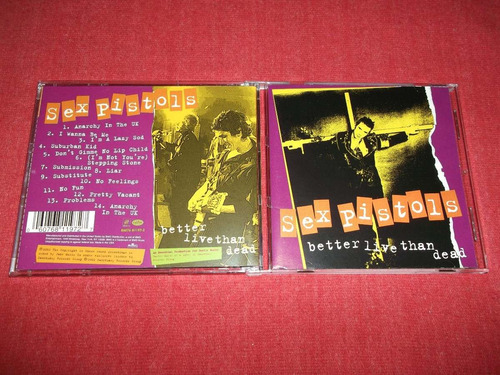 Sex Pistols - Better Live Than Dead Cd Imp Ed 2002 Mdisk