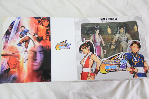 Bonecos Action Figures Capcom Vs Snk2 Chun Li E Mai Shiranui (Usado)