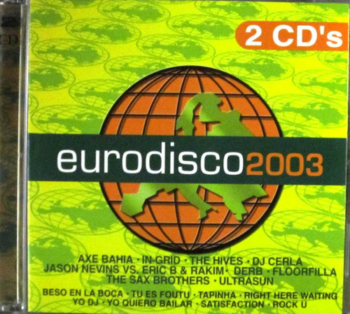 Varios Artistas - Eurodisco 2003 2 Cd