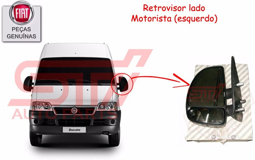 Retrovisor Lado Esquerdo Ducato Boxer Jumper - Original Novo