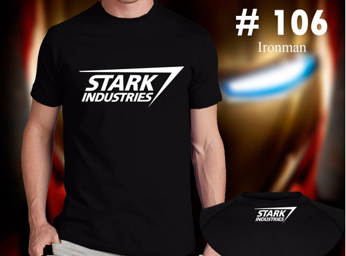 Imagen 6 de 6 de Ironman Stark Industries Remera De Comics # 107