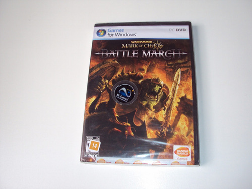 Imagem 1 de 2 de Warhammer Mark Of Chaos Battle March Original Lacrado Pc