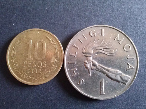 Moneda Tanzania 1 Shilling 1980 Níquel (c1classic)