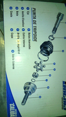 Puntas De Tripoides Volkswagen Fox