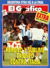 Revista El Grafico Extra N° 64 Argentina Italia 1990