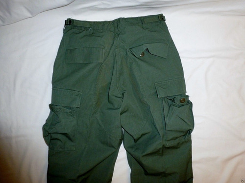 Pantalón Militar Us Army Vietnam War Verde Oliva Original Sr