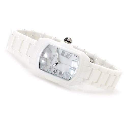 Reloj Invicta Baby Lupah 14850 Dama Cerámico Blanco Y Nacar