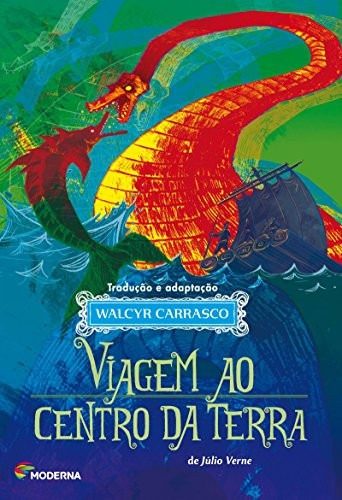 Viagem Ao Centro Da Terra Livro Verne Julio  Editora Moderna