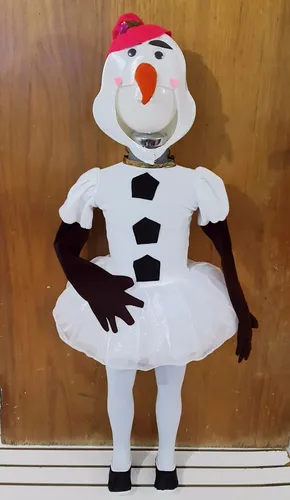 Disfraz de olaf para niña con tutu sale