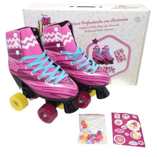 Patins Sou Luna Roller Skate 4 Rodas Tam 34 Multikids