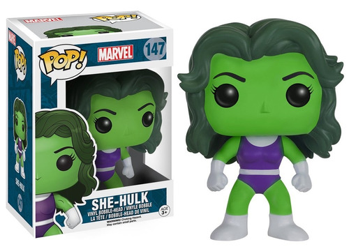 Funko Pop She-hulk #147 Marvel Vinyl Retro Mujer Hulk