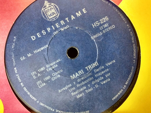 Vinilo Single De Mari Trini El Desertor ( M -63