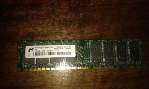 Ram Ddr 256mb 266mhz Cl2.5 Ver Foto