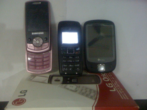 Lote De: 03 Celulares- Htc C/ Defeitos!! Apenas:r$99,99