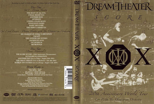 Dream Theater - Score - Dvd - W