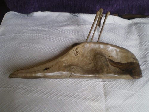 Cuenco Artesanal Picada Madera Guayubira